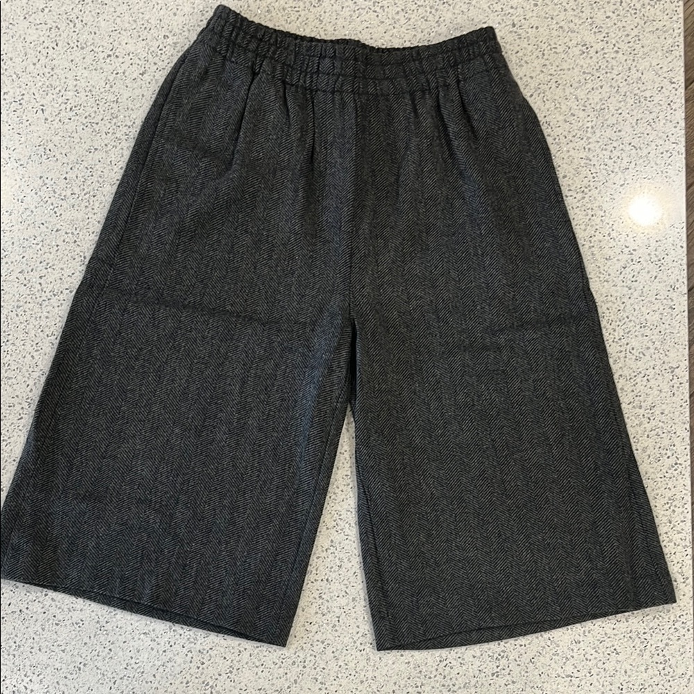 NWT Thakoon Herringbone Smocked Waist Culotte